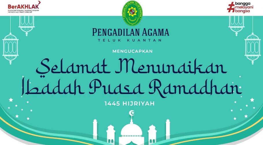 Selamat Menunaikan Ibadah Puasa Ramadhan 1445 H