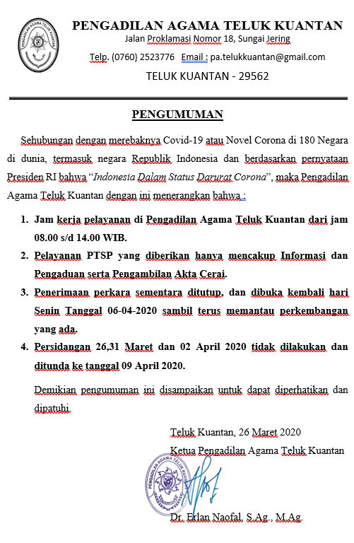 Pengumuman