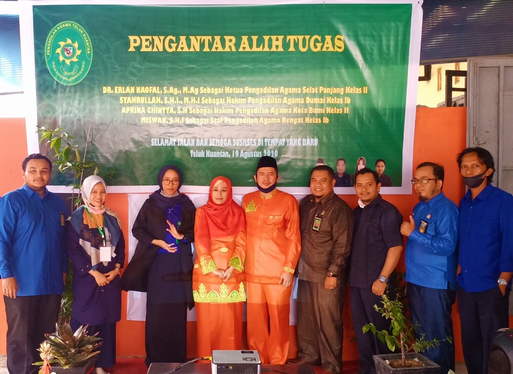 acara alih tugas 99