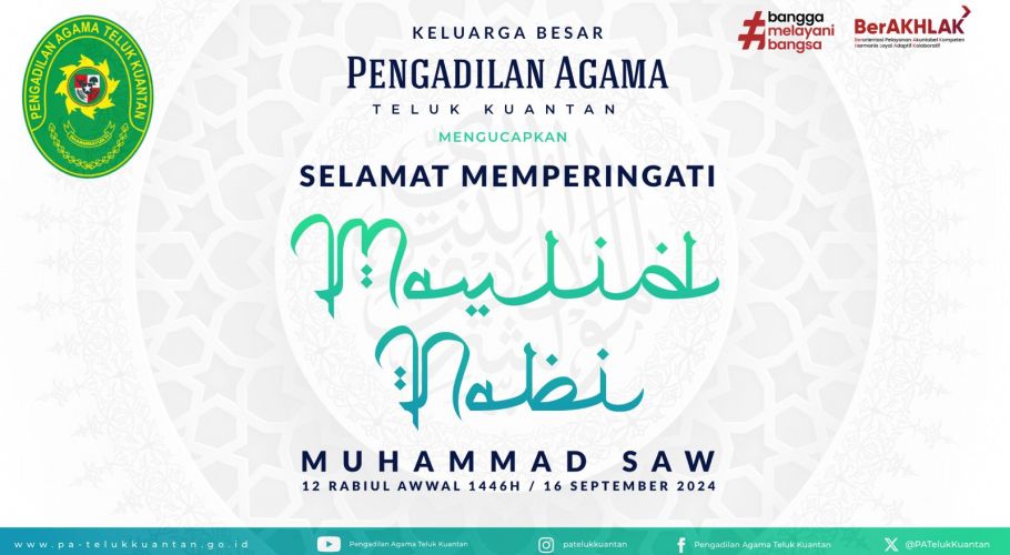 Selamat Memperingati Maulid Nabi