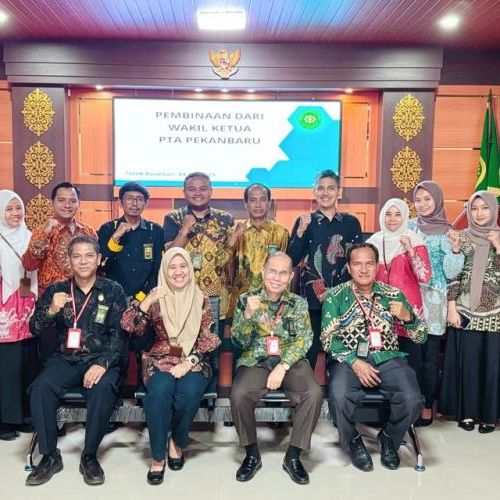 Pembinaan Wakil Ketua PTA Pekanbaru