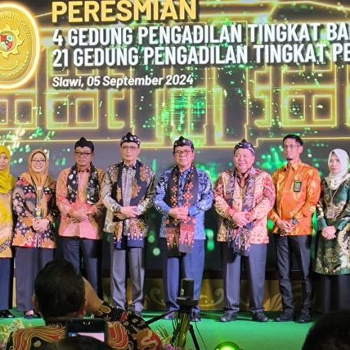 Peresmian Gedung Baru PA Teluk Kuantan oleh KMA di PA Slawi