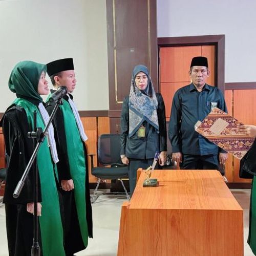 Pelantikan dan Pengambilan Sumpah Jabatan Hakim