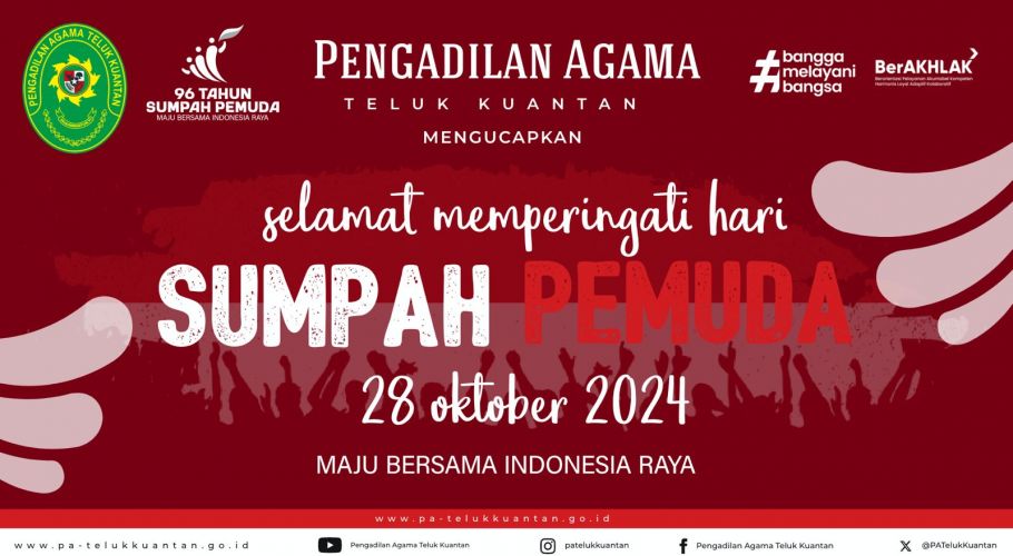 Selamat Memperingati Hari Sumpah Pemuda 96 Tahun