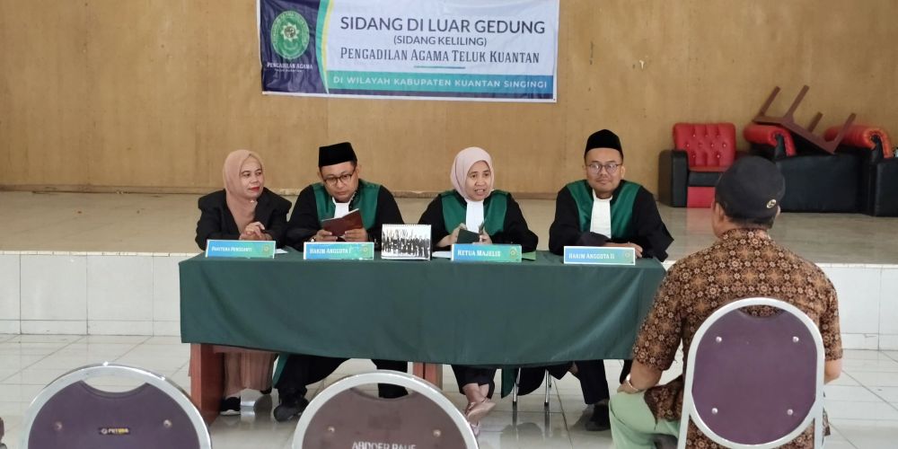 Sidang Keliling Terakhir TA 2024 di Kec. Singingi Hilir