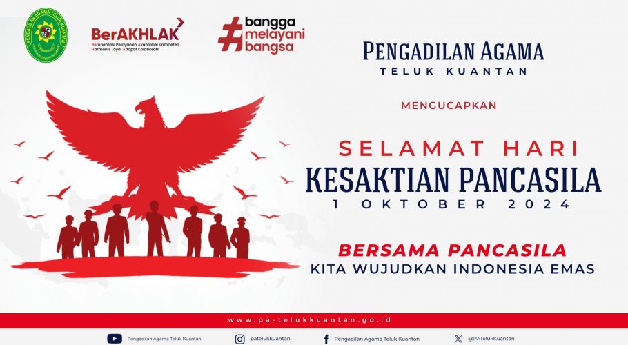 Selamat Memperingati Hari Kesaktian Pancasila