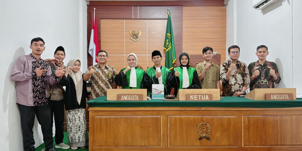 Praktik Sidang Semu Mahasiswa Magang PA Teluk Kuantan