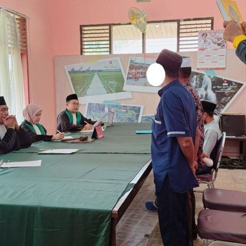 Sidang Keliling Perdana Tahun 2025 PA Teluk Kuantan di Kecamatan Kuantan Mudik