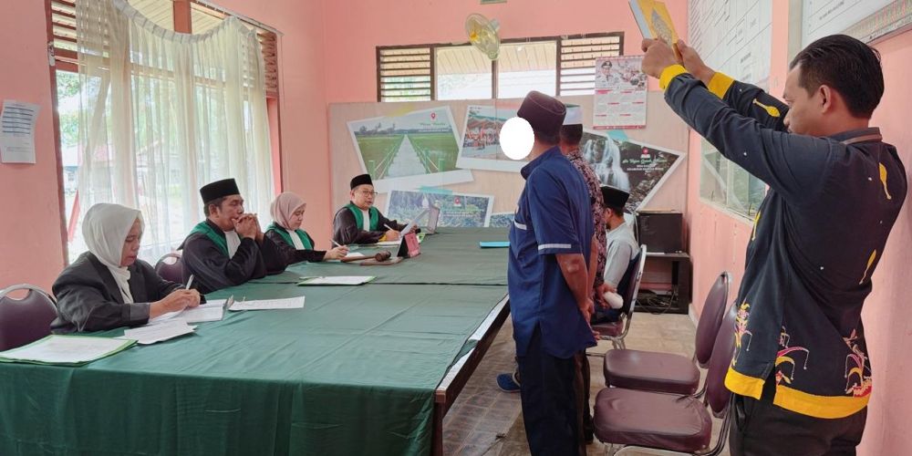 Sidang Keliling Perdana Tahun 2025 PA Teluk Kuantan di Kecamatan Kuantan Mudik